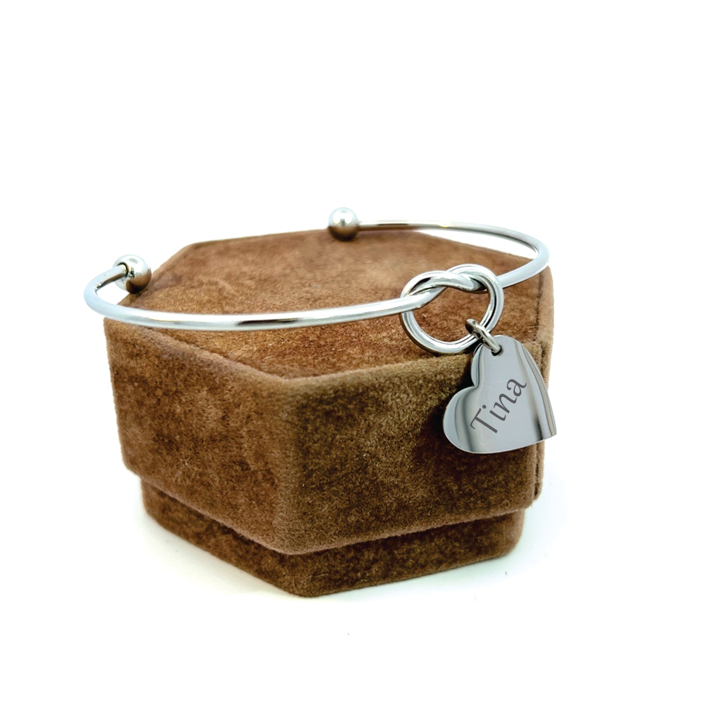 Zapestnica obroč z obeski srček IMENA