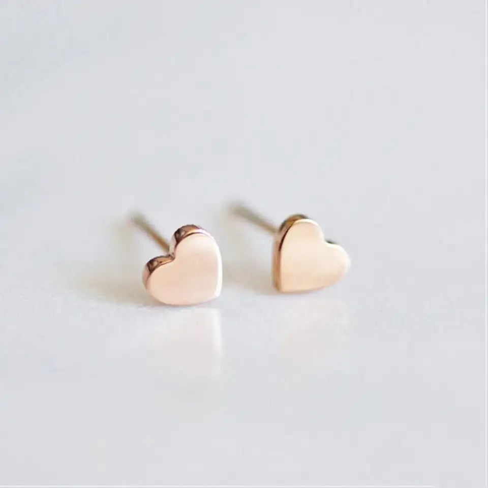 Uhani minimalistični SRČEK