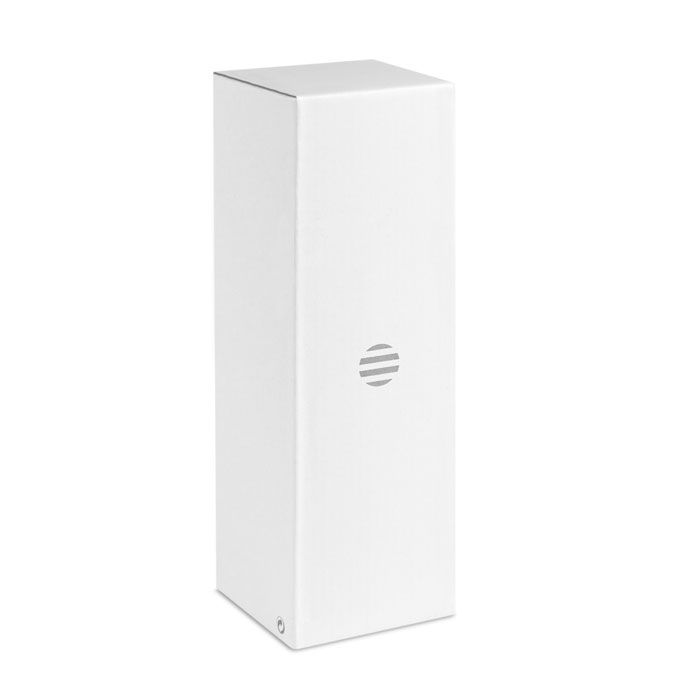 Termo flaška s silikonskim oprijemom z gravuro, 600 ml - ČRNA